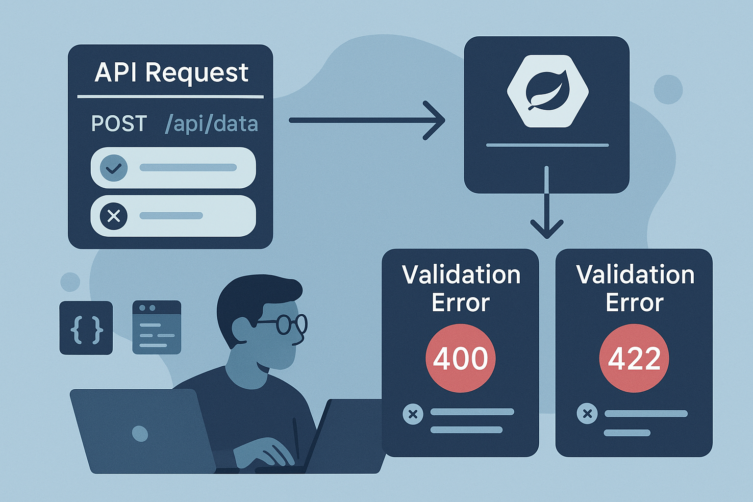 Spring Boot 422 ou 400 para erro de validacao na API REST