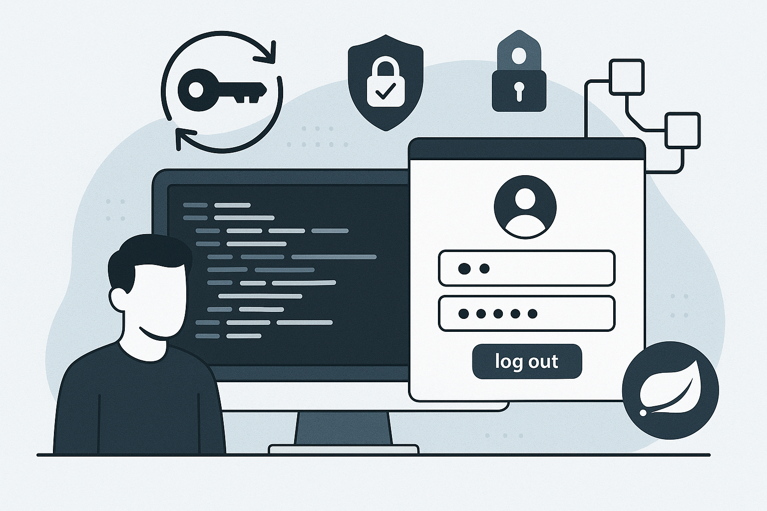 Spring security refresh token rotacao logout revogacao